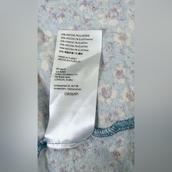 Floral Blue Dress by Free People S - Picture 4 of 4